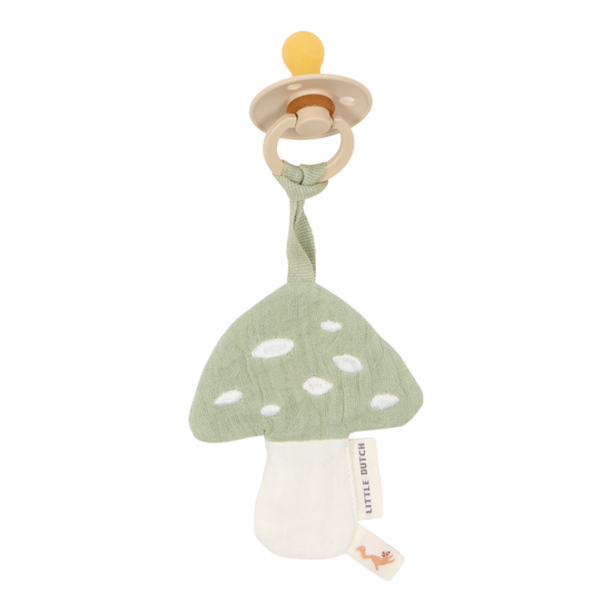 LittleDutch - Schnullertuch muslin Mushroom