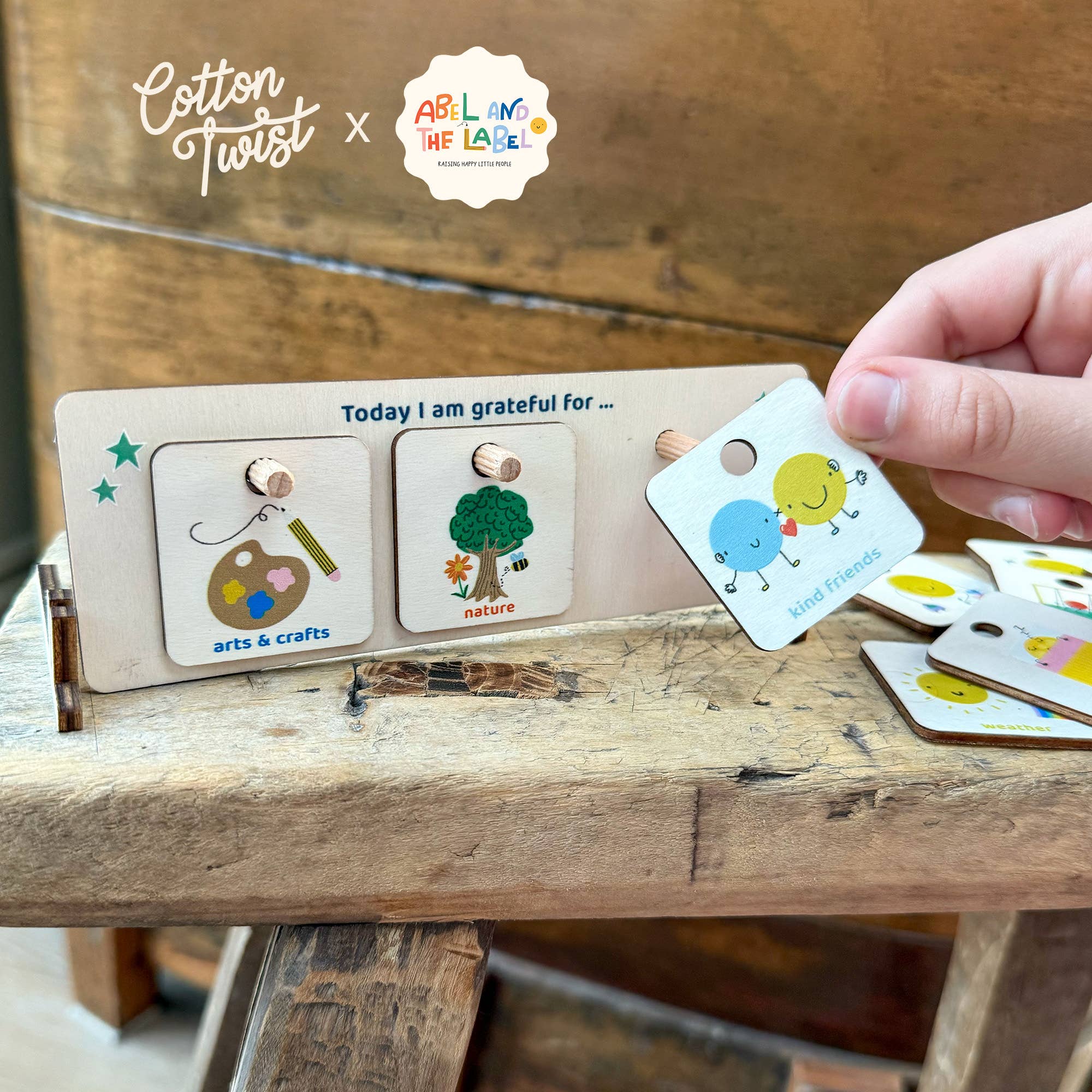 Dankbarkeits-Tafel für Kinder
