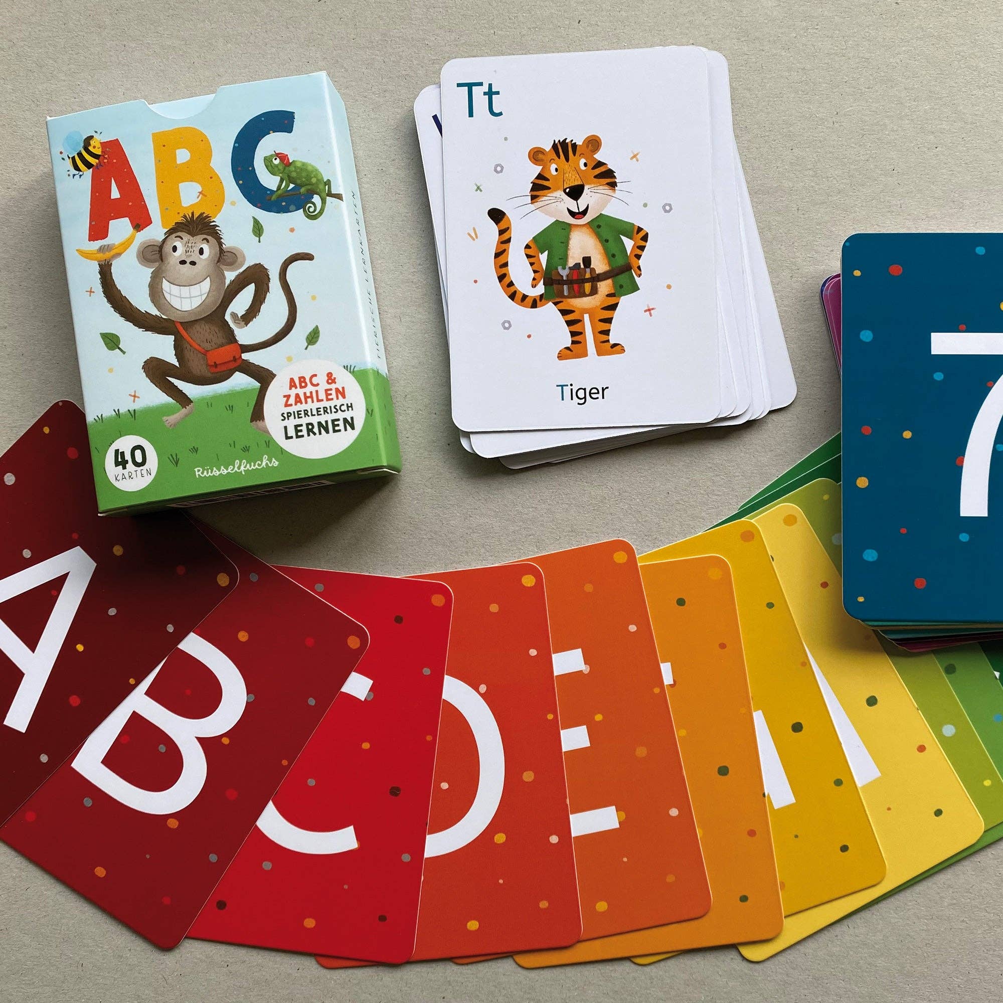 ABC & Zahlen – Lernkarten für Kinder