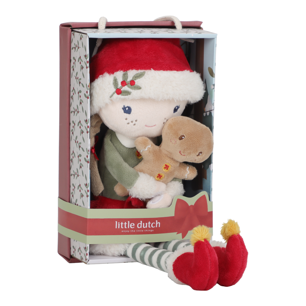 Little Dutch Kuschelpuppe Weihnachten Rosa