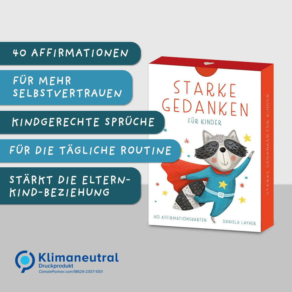 Starke Gedanken – Affirmationskarten für Kinder