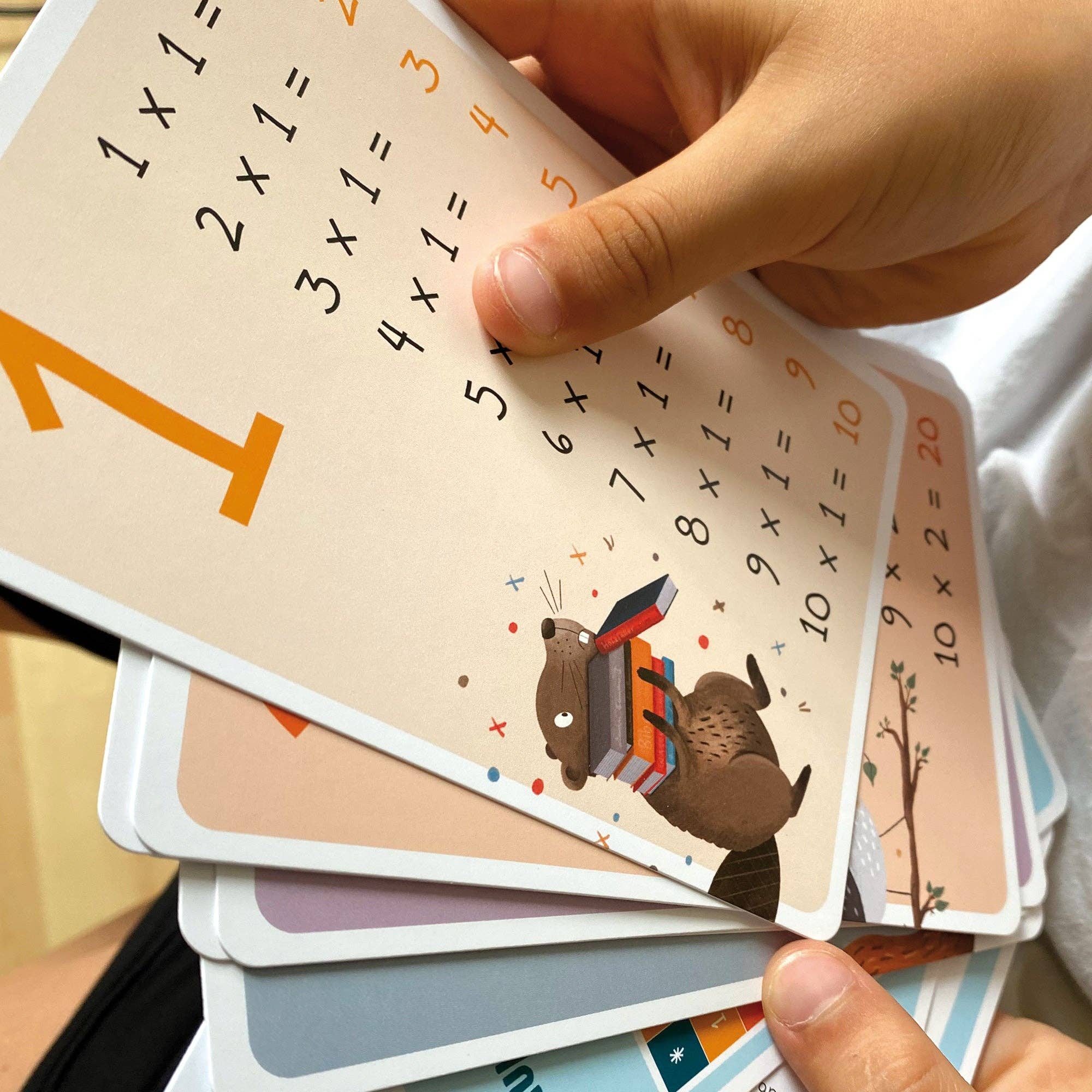 Das kleine Einmaleins – Lernkarten 1–10 für Kinder