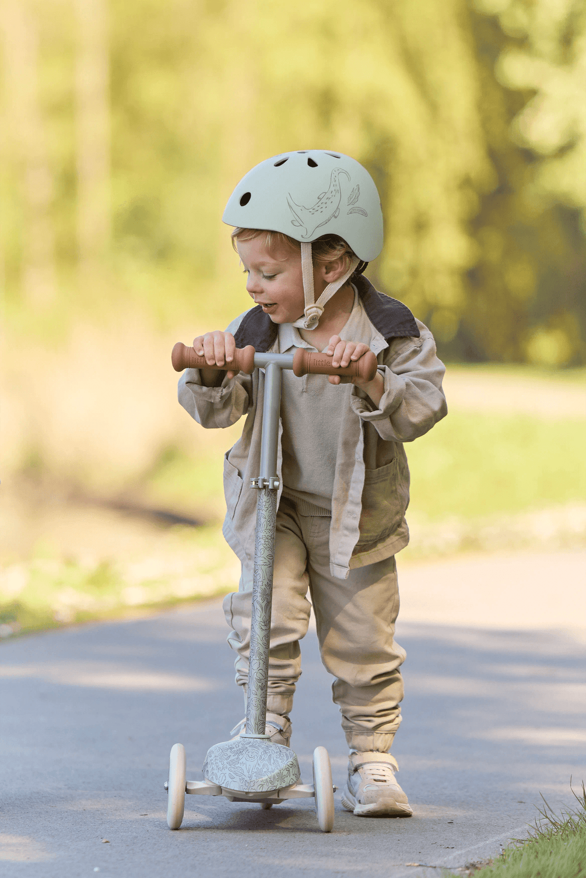 Little Dutch - Kinder Fahrradhelm GREEN