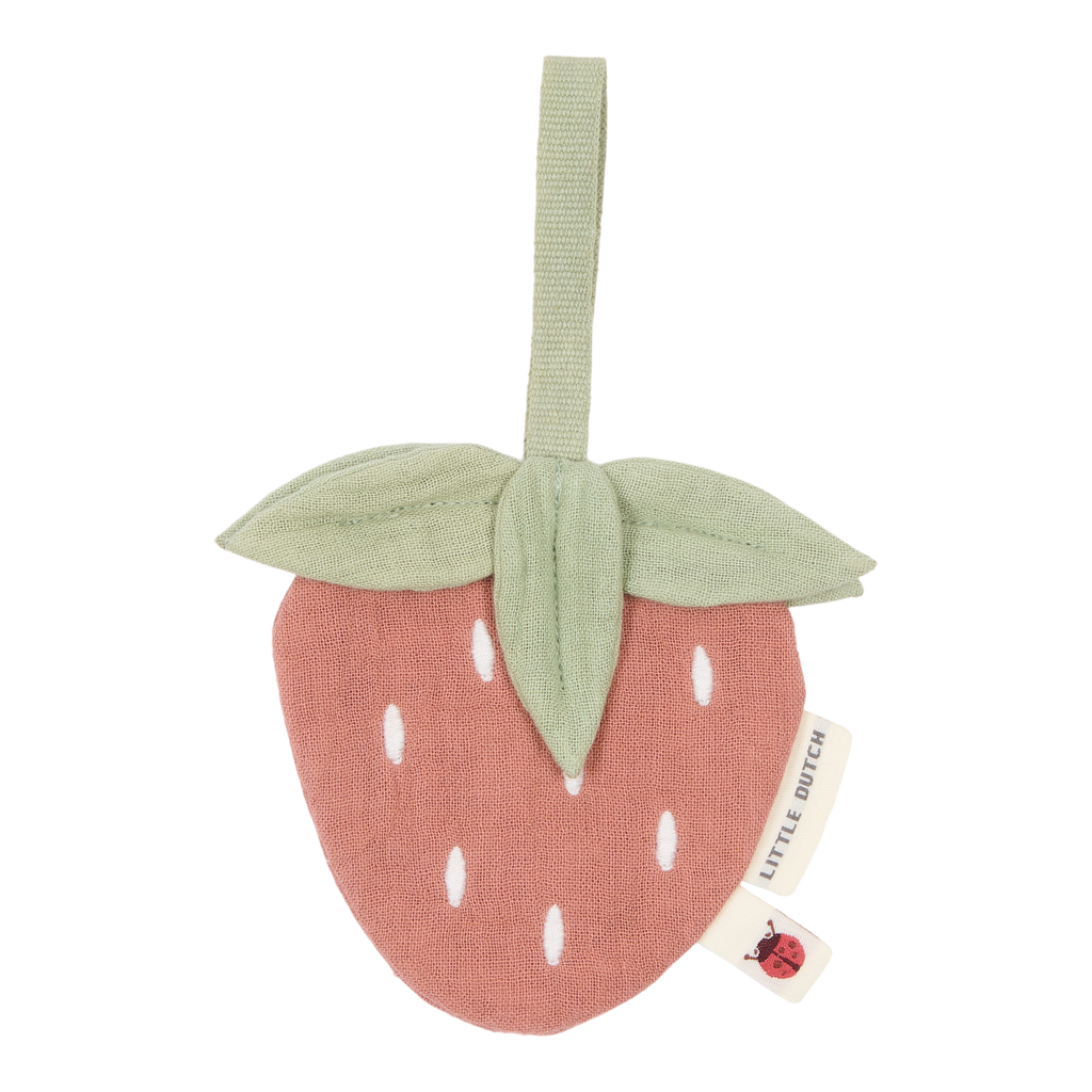 Little Dutch - Schnullertuch muslin Strawberry