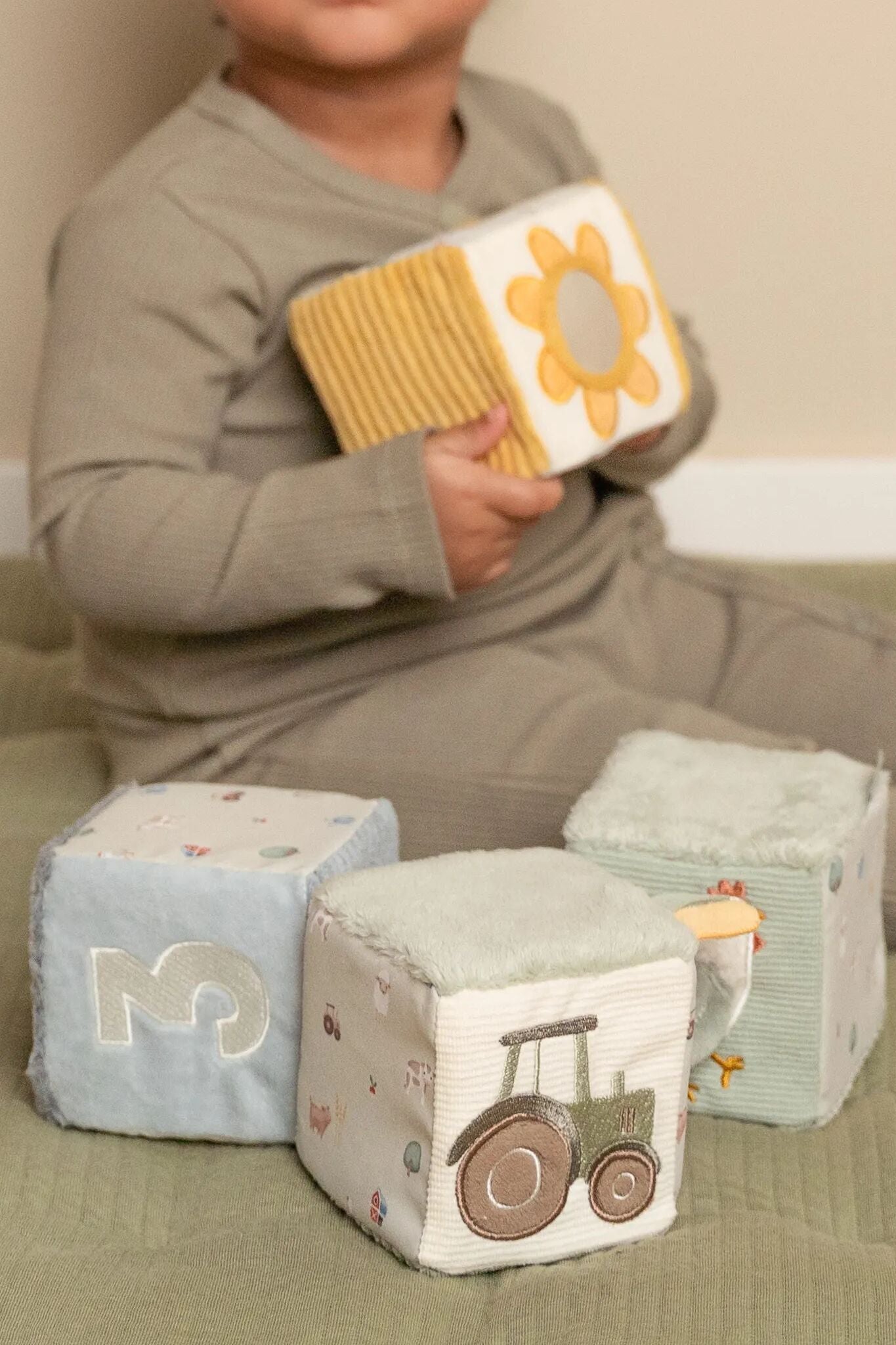 LittleDutch - Stoffwürfel Set Little Farm