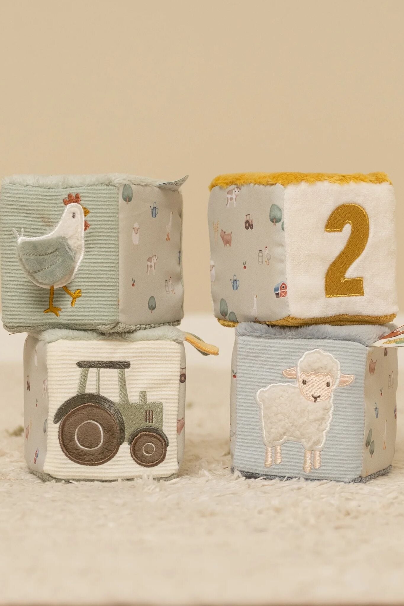 LittleDutch - Stoffwürfel Set Little Farm