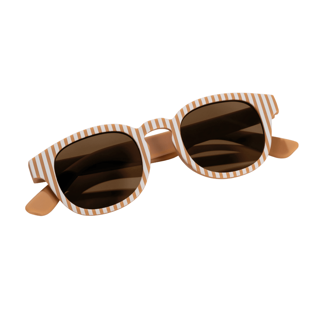 Little Dutch - Kinder Sonnenbrille Ocean Brown Stripes