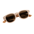 Little Dutch - Kinder Sonnenbrille Ocean Brown Stripes