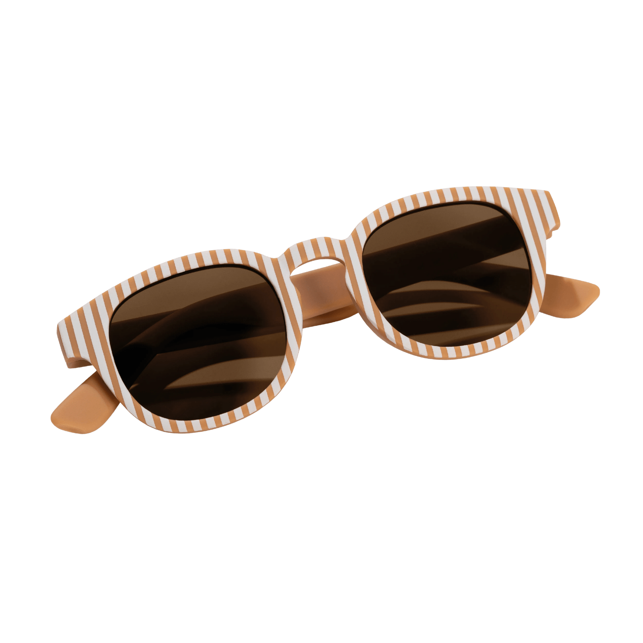 Little Dutch - Kinder Sonnenbrille Ocean Brown Stripes