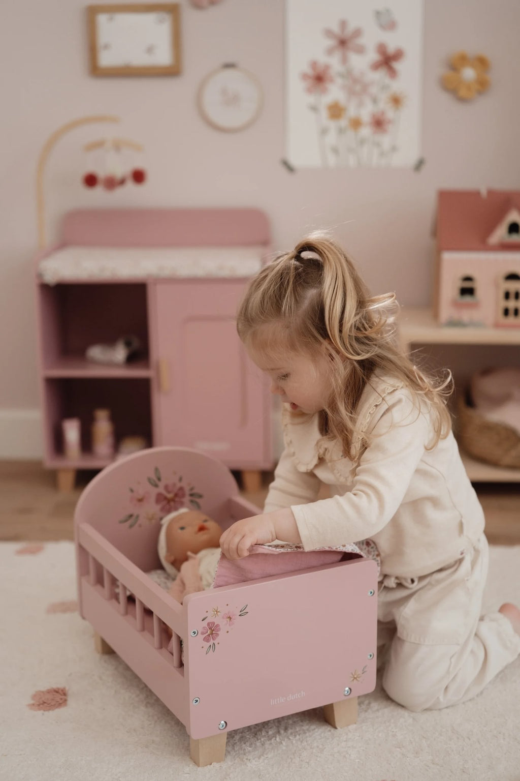 LittleDutch - Puppenbett Holz
